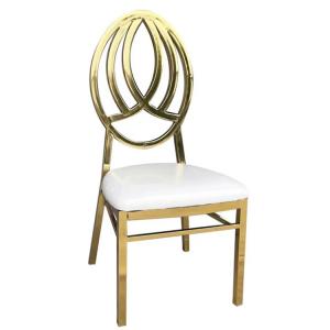 Metal wedding chair factory wholesale tiffany chair gold outdoor ins