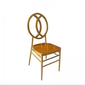 Wholesale wedding event stackable monoblock metal gold phoenix chairs for events