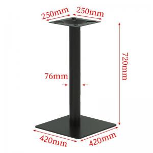 Restaurant dinning carbon steel dining support side legs luxury table base